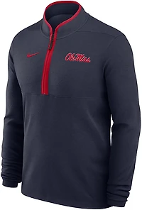 Nike Men's Ole Miss Logo DF Victory 1/4 Zip Pullover