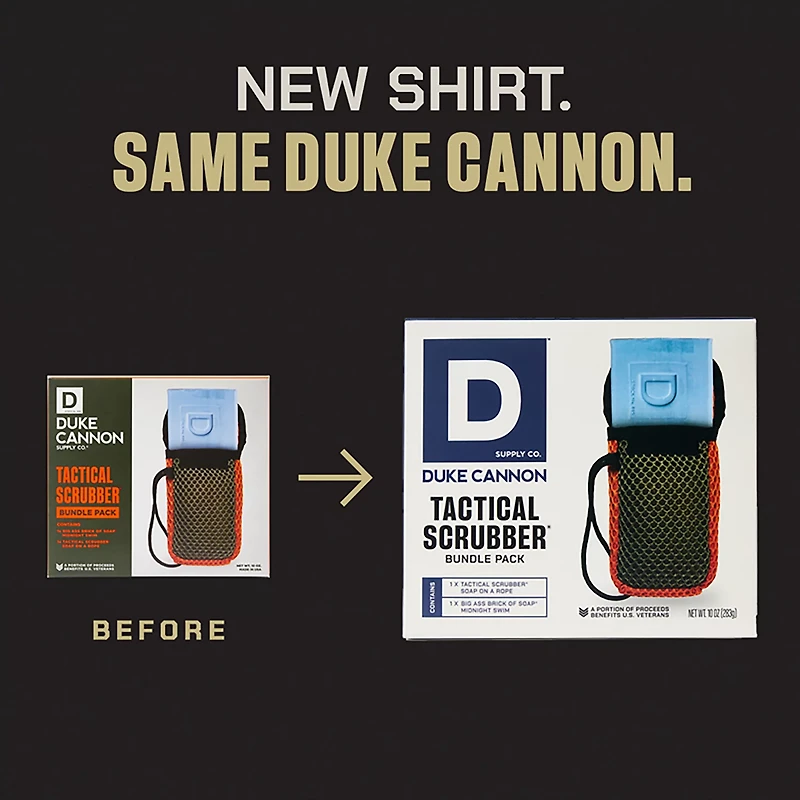 Duke Cannon Midnight Swim Tactical Scrubber Bundle