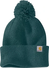 Carhartt Women's Knit Pom-Pom Cuffed Beanie