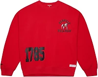 Mitchell & Ness Women's Georgia Bulldogs 4 Hit Long Sleeve Crewneck T-shirt