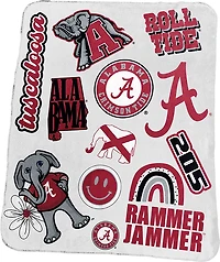 LOGO Alabama Deluxe Native Fleece 50x60