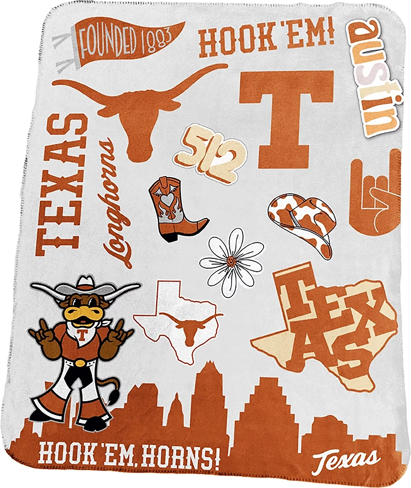 LOGO Texas Deluxe Native Fleece 50x60