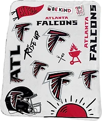 LOGO Falcons Deluxe Native Fleece 50x60