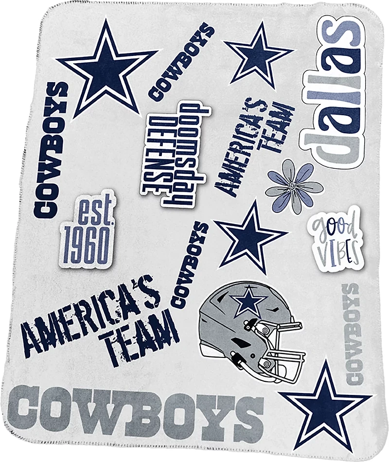 LOGO Cowboys Deluxe Native Fleece 50x60