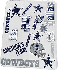 LOGO Cowboys Deluxe Native Fleece 50x60