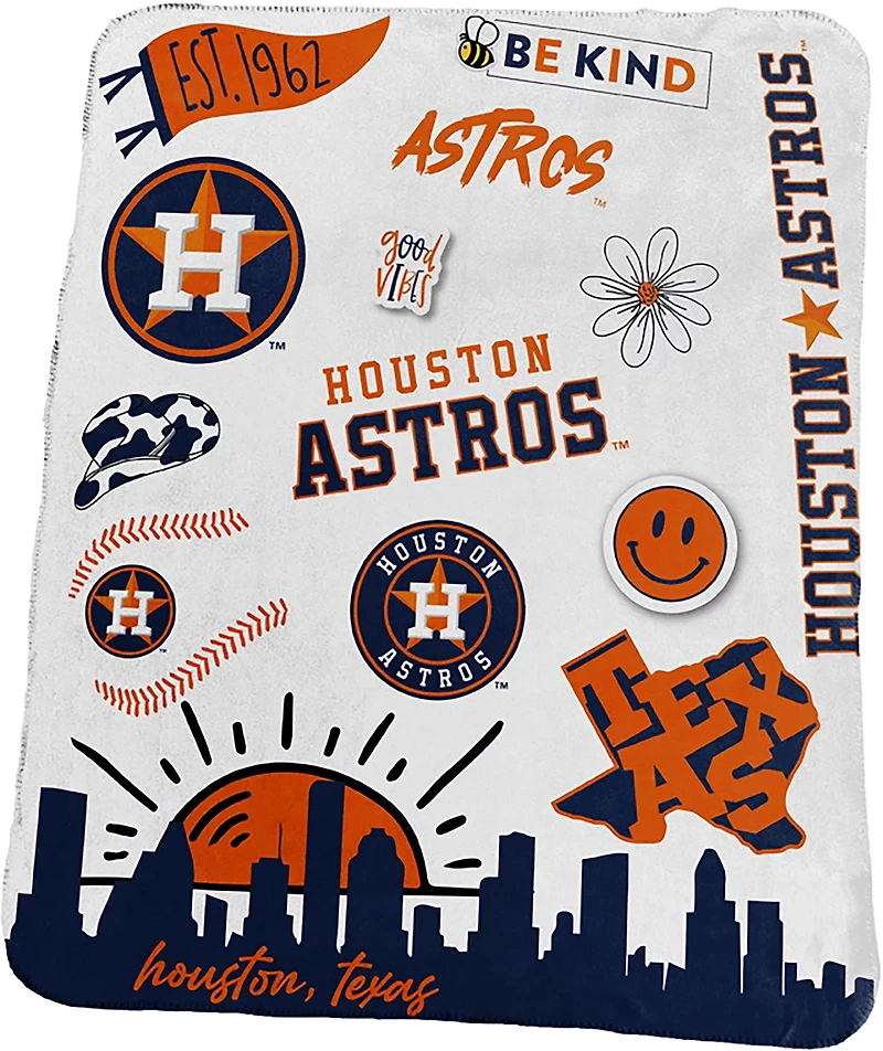 LOGO Astros Deluxe Native Fleece 50x60