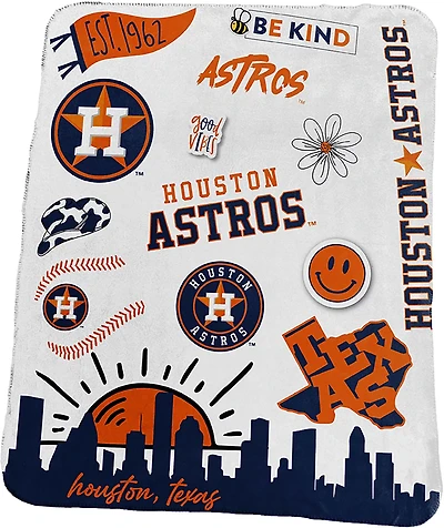 LOGO Astros Deluxe Native Fleece 50x60