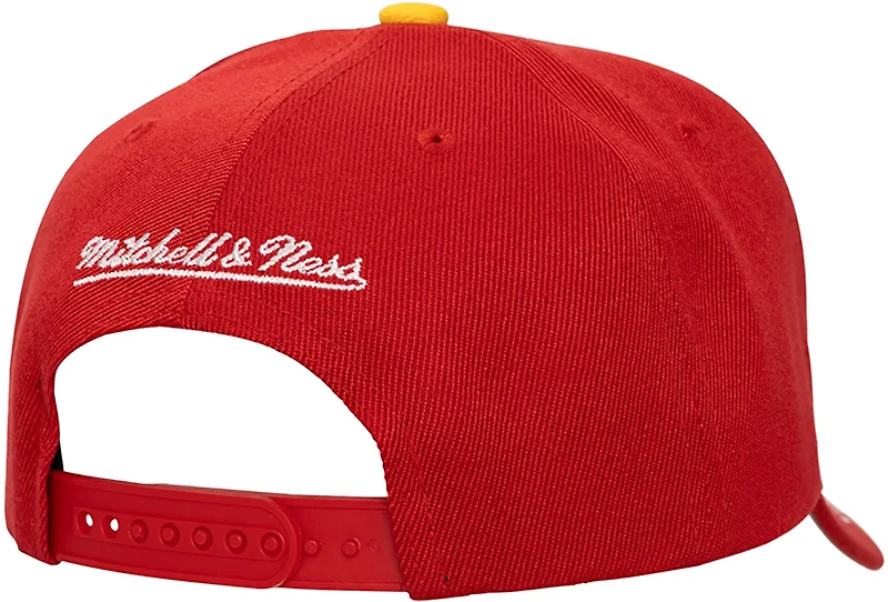 Mitchell & Ness Adults' Houston Rockets Around the Way Hardwood Classics Pro Snapback Cap