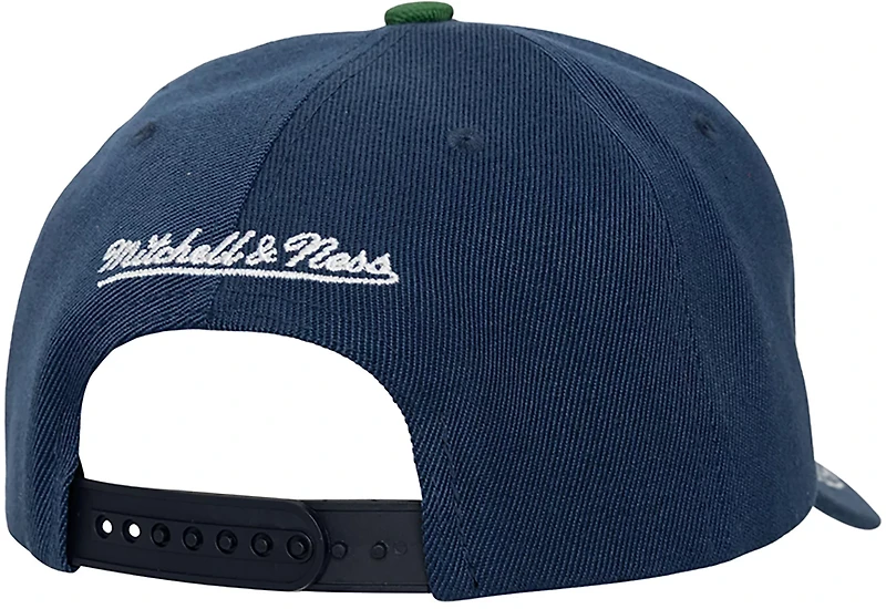 Mitchell & Ness Adults' Dallas Mavericks Around the Way Hardwood Classics Pro Snapback Cap