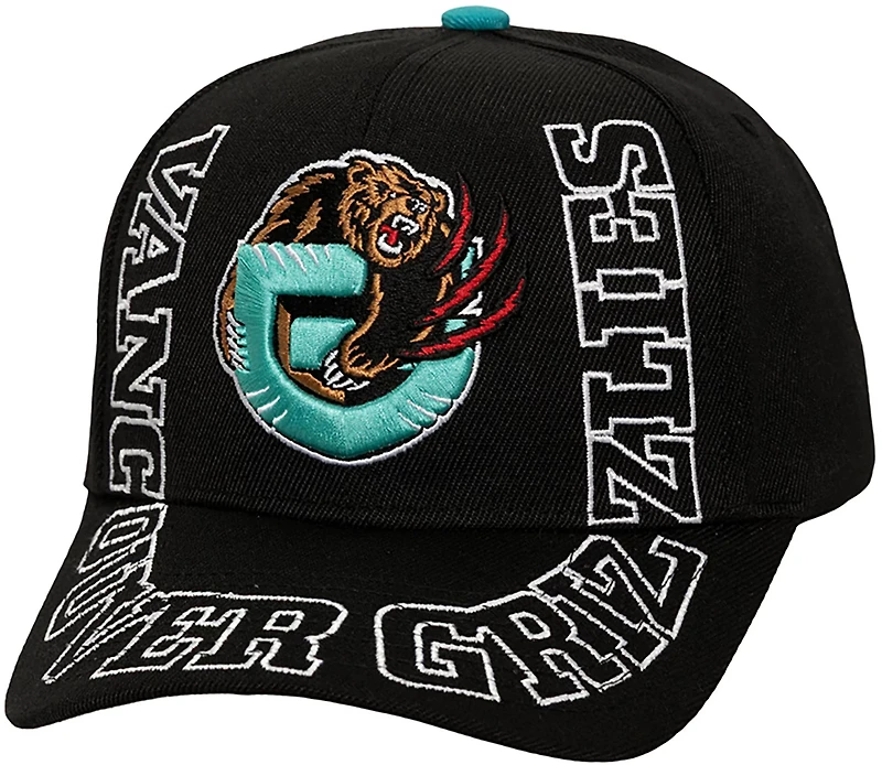 Mitchell & Ness Adults' Memphis Grizzlies Around the Way Hardwood Classics Pro Snapback Cap