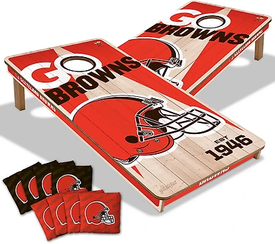 YouTheFan Cleveland Browns Cornhole Set