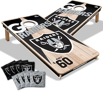 YouTheFan Las Vegas Raiders Cornhole Set