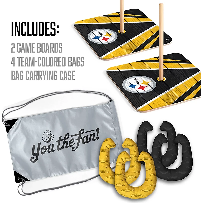YouTheFan Pittsburgh Steelers Horseshoe Bags