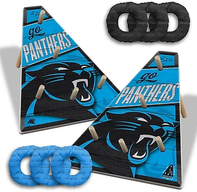 YouTheFan Carolina Panthers RingBag Cornhole Game