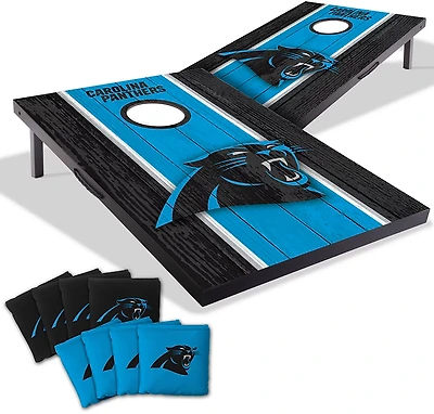 YouTheFan Carolina Panthers Cornhole Set