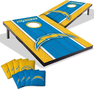 YouTheFan Los Angeles Chargers Cornhole Set