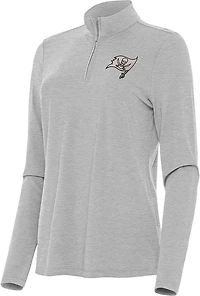 Antigua Women's Las Vegas Raiders Figure 1/2-Zip Pullover Top