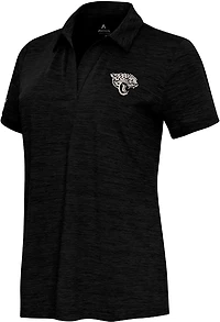 Antigua Women's New York Jets Layout V-neck Polo Shirt
