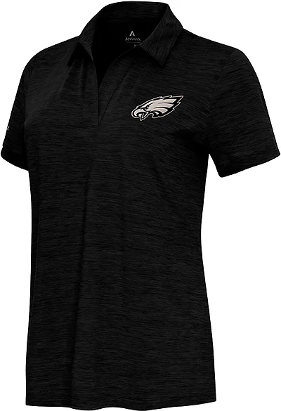 Antigua Women's San Francisco 49ers Layout V-neck Polo Shirt