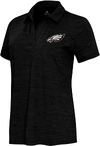 Antigua Women's San Francisco 49ers Layout V-neck Polo Shirt