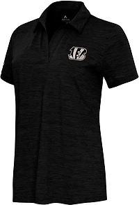 Antigua Women's Tennessee Titans Layout V-neck Polo Shirt