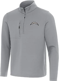 Antigua Men's Detroit Lions Reprocess 1/4-Zip Pullover Top