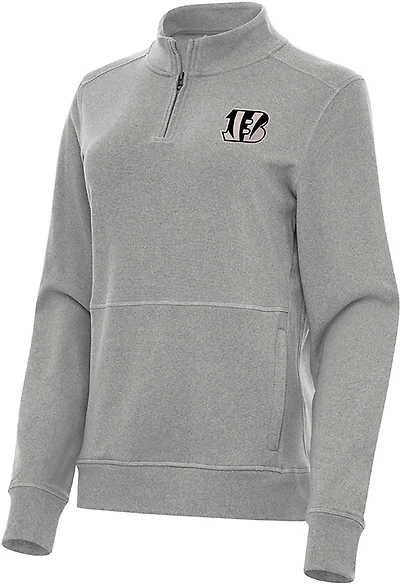 Antigua Men's Green Bay Packers Subtle 1/4-Zip Pullover Top