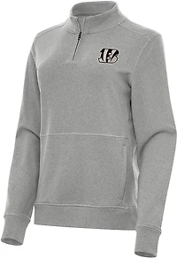 Antigua Men's Green Bay Packers Subtle 1/4-Zip Pullover Top