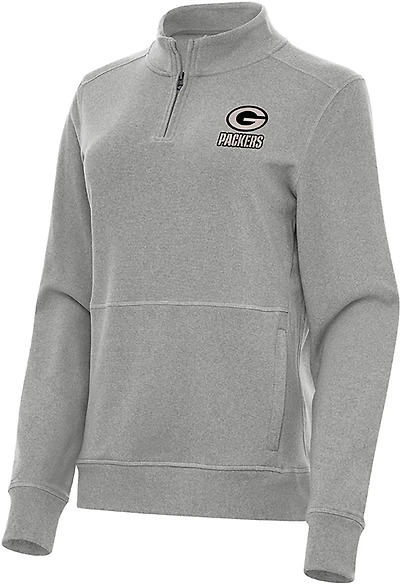 Antigua Men's Houston Texans Insider 1/4-Zip Pullover Top