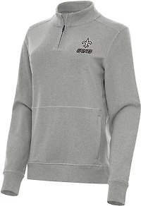 Antigua Men's Indianapolis Colts Content 1/4-Zip Pullover Top