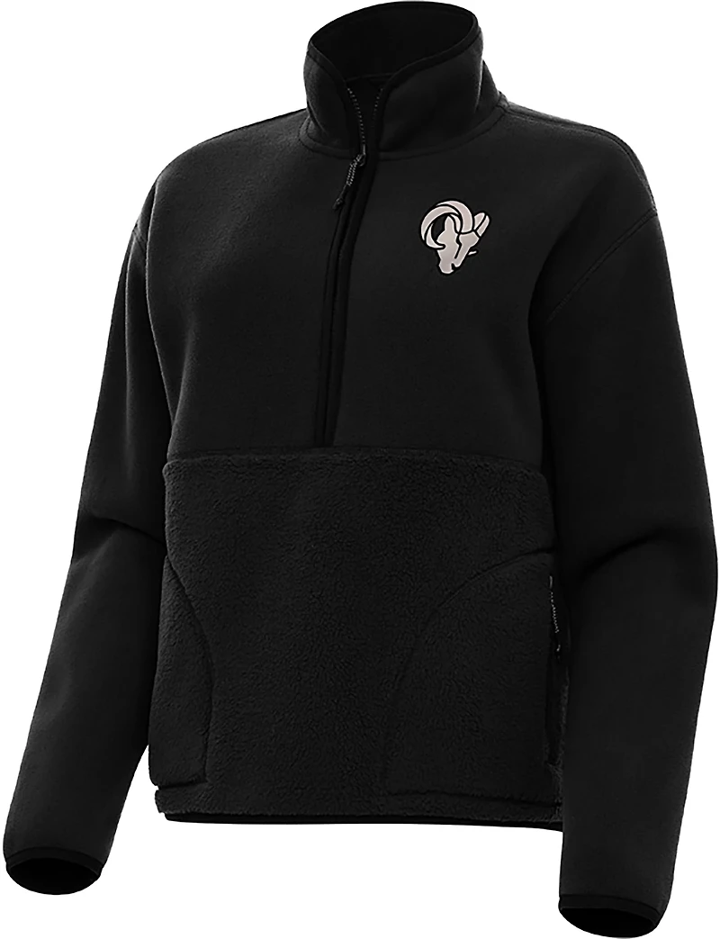 Antigua Men's New Orleans Saints Reprocess 1/4-Zip Pullover Top