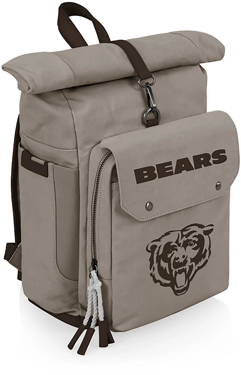Picnic Time Chicago Bears Carmel Roll Top 35 Can Backpack Cooler