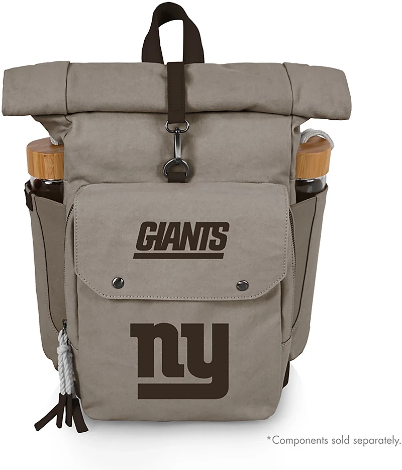 Picnic Time New York Giants Carmel Roll Top 35 Can Backpack Cooler