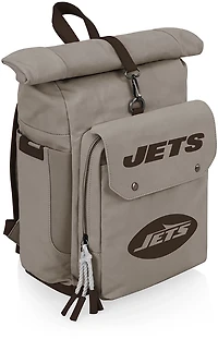 Picnic Time New York Jets Carmel Roll Top 35 Can Backpack Cooler