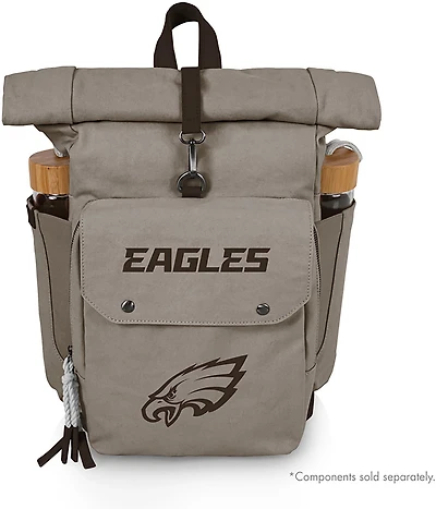 Picnic Time Philadelphia Eagles Carmel Roll Top 35 Can Backpack Cooler