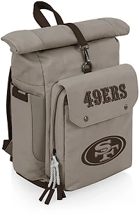 Picnic Time San Francisco 49ers Carmel Roll Top 35 Can Backpack Cooler