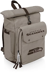 Picnic Time Seattle Seahawks Carmel Roll Top 35 Can Backpack Cooler
