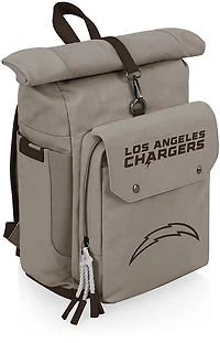 Picnic Time Los Angeles Chargers Carmel Roll Top 35 Can Backpack Cooler