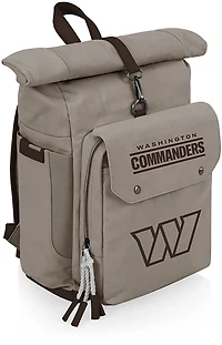 Picnic Time Washington Commanders Carmel Roll Top 35 Can Backpack Cooler