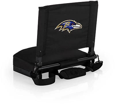 Picnic Time Baltimore Ravens Gridiron Folding Padded Stadium Seat