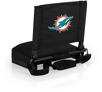 Picnic Time Miami Dolphins Gridiron Folding Padded Stadium Seat
