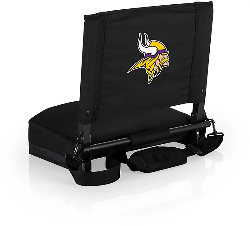 Picnic Time Minnesota Vikings Gridiron Folding Padded Stadium Seat