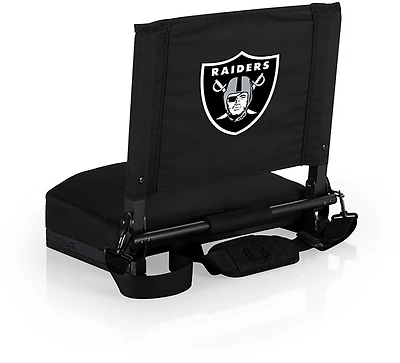 Picnic Time Las Vegas Raiders Gridiron Folding Padded Stadium Seat