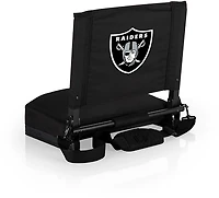 Picnic Time Las Vegas Raiders Gridiron Folding Padded Stadium Seat