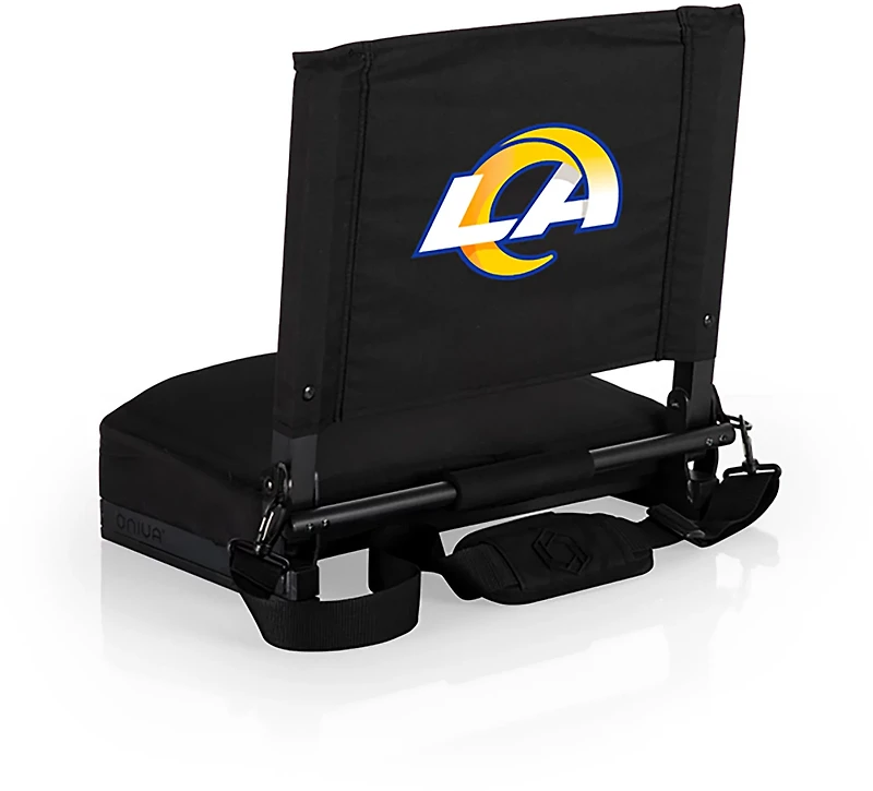 Picnic Time Los Angeles Rams Gridiron Folding Padded Stadium Seat