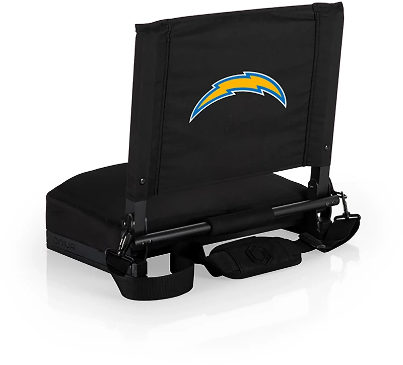 Picnic Time Los Angeles Chargers Gridiron Folding Padded Stadium Seat