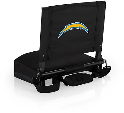 Picnic Time Los Angeles Chargers Gridiron Folding Padded Stadium Seat