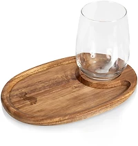 Picnic Time Detroit Lions Wine Appetizer Plates 4-Pack