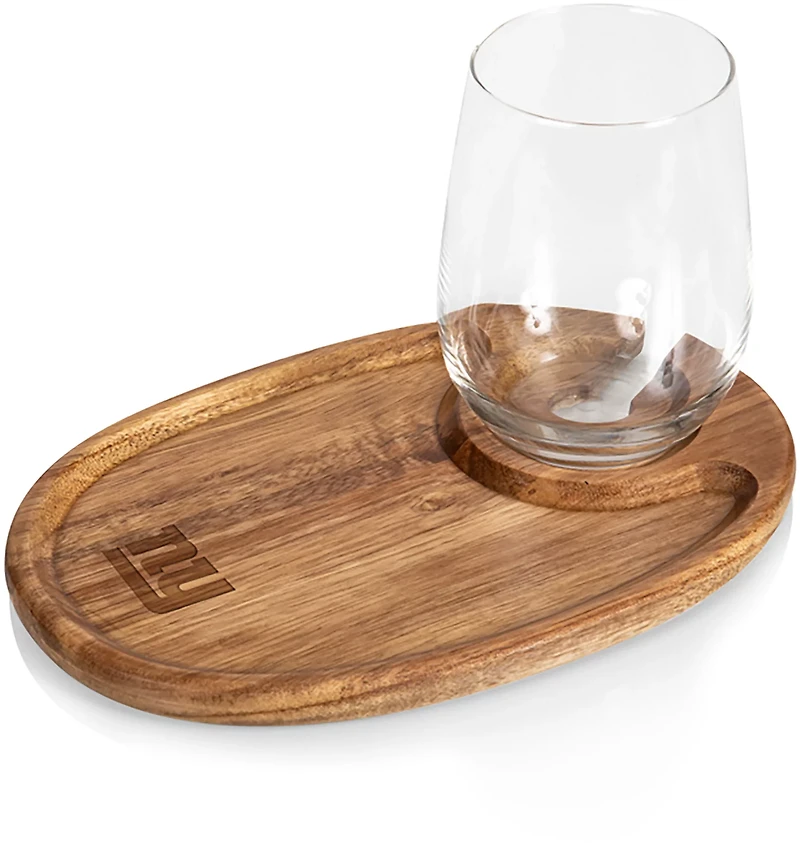 Picnic Time New York Giants Wine Appetizer Plates 4-Pack