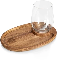 Picnic Time Las Vegas Raiders Wine Appetizer Plates 4-Pack